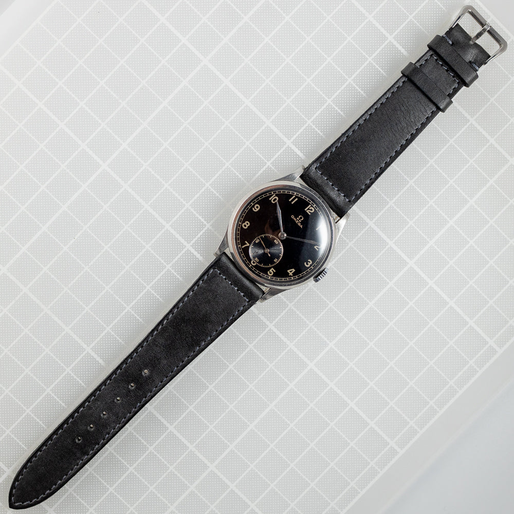 OMEGA Oversize 38mm Black Gilt dial Cal.26.5SOBT2