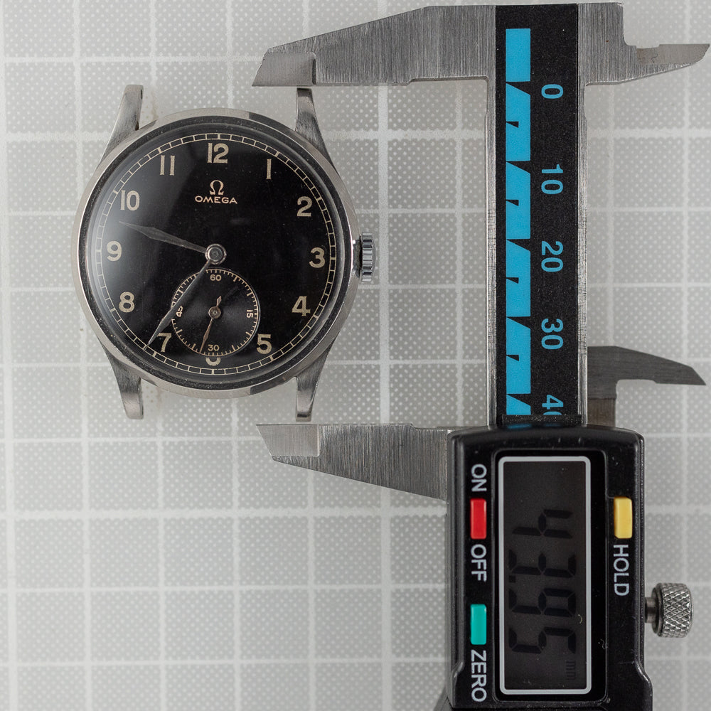 OMEGA Oversize 38mm Black Gilt dial Cal.26.5SOBT2