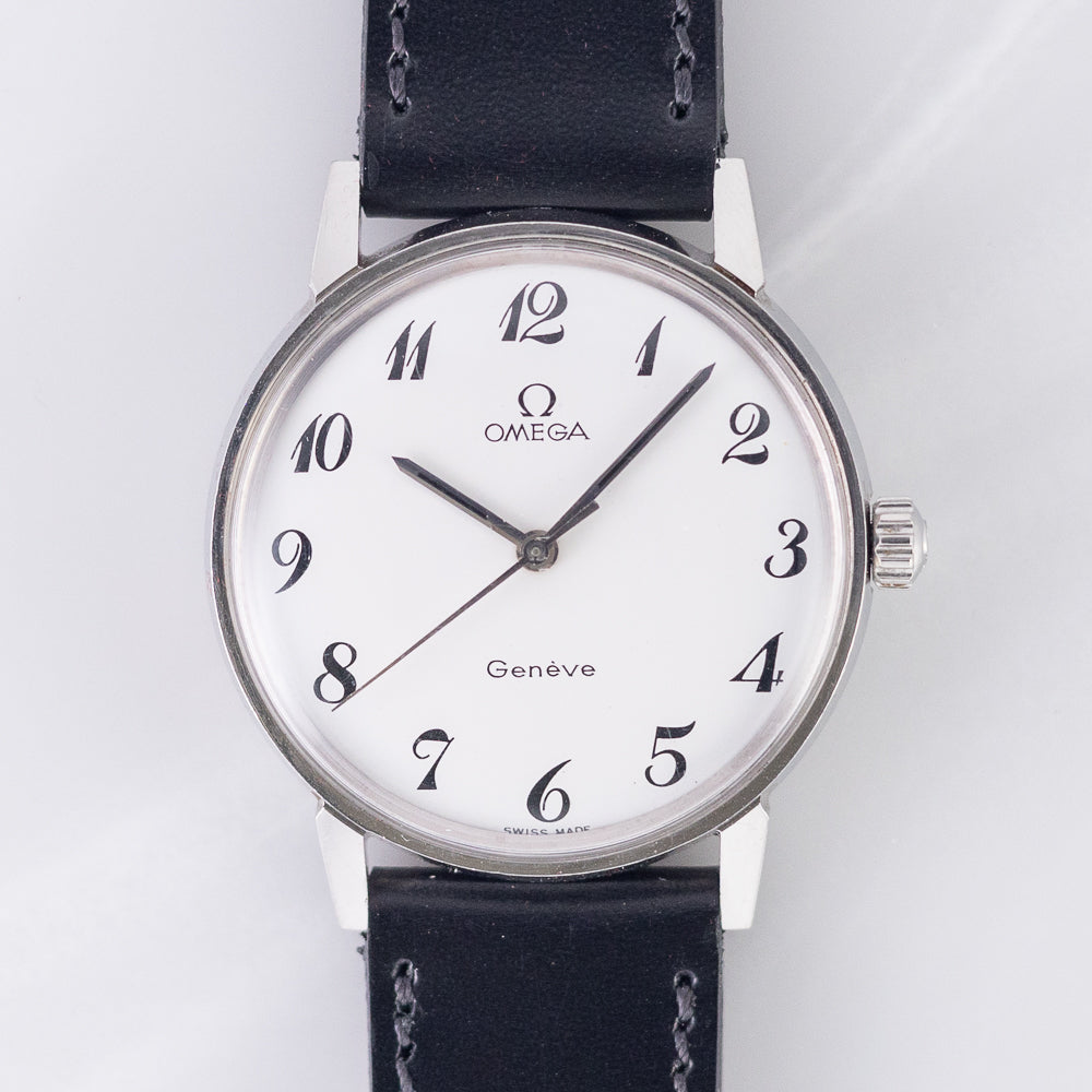 OMEGA Geneve  White Roman Ref.135.011 BOX