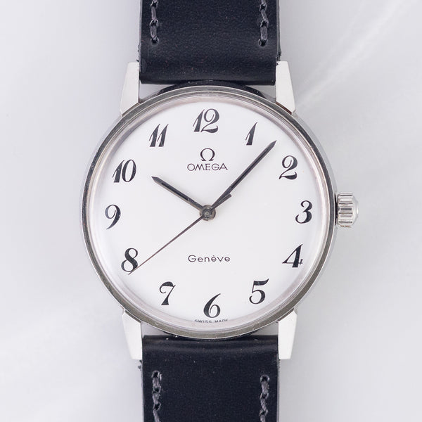OMEGA Geneve  White Roman Ref.135.011 BOX