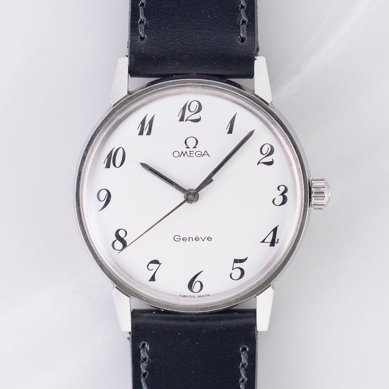 OMEGA Geneve  White Roman Ref.135.011 BOX