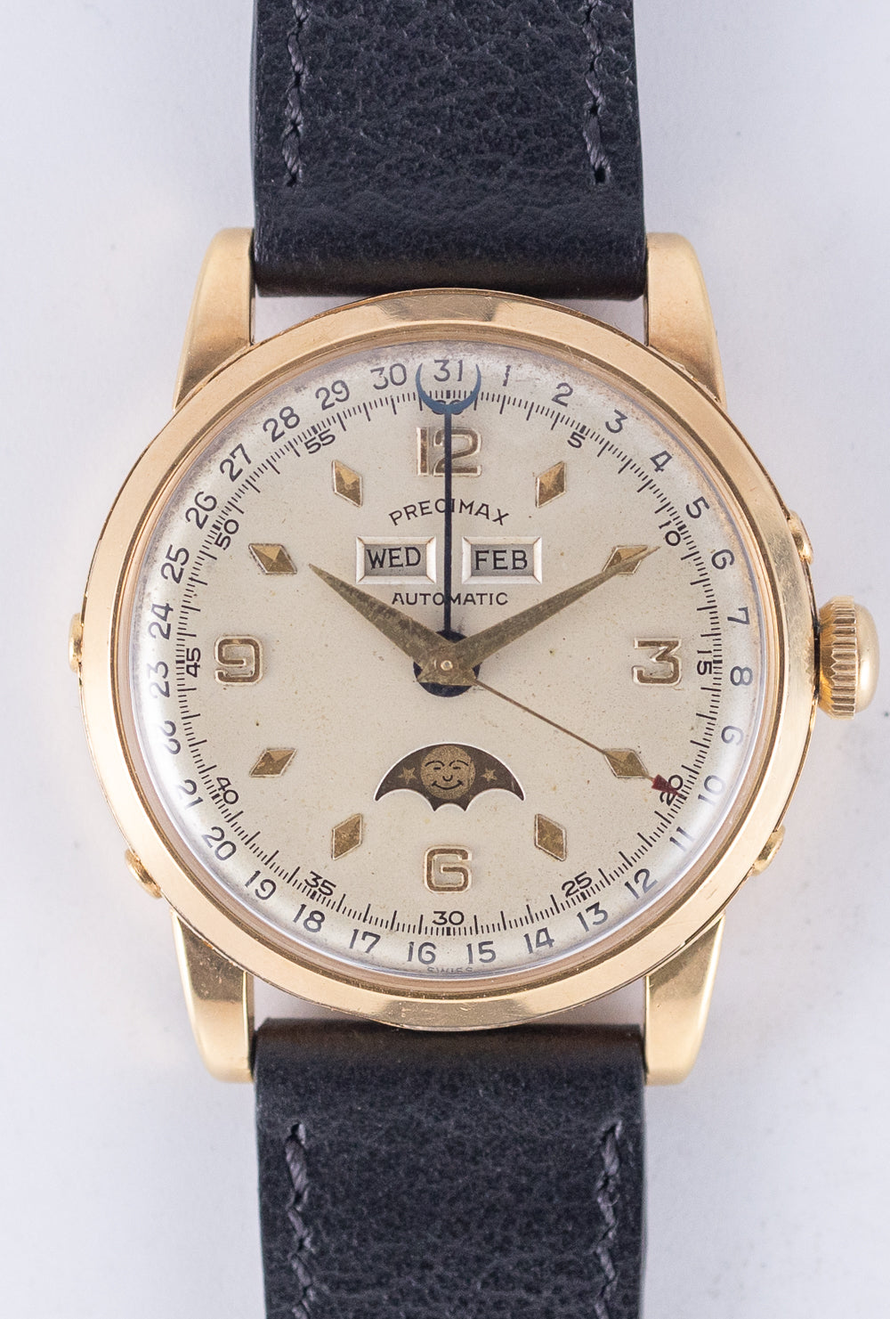 PRECIMAX Ref.1679 Triple Calendar Moonphase