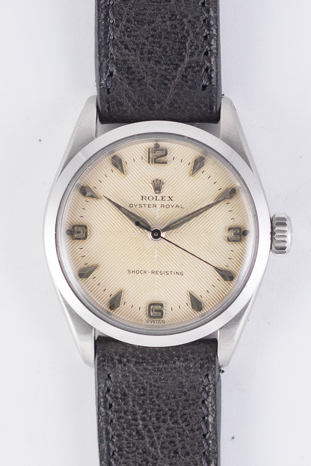ROLEX OYSTER ROYAL Ref.6444 Herringbone Dial – TIMEANAGRAM