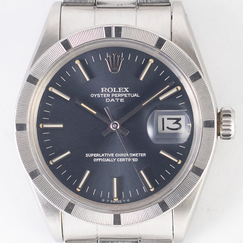 ROLEX OYSTER PERPETUAL DATE Ref.1501 BLUE SIGMA