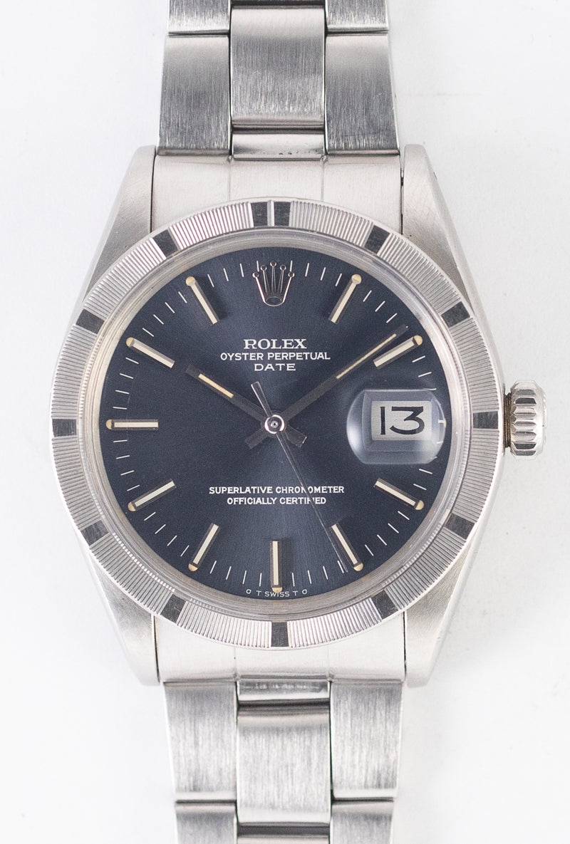 ROLEX OYSTER PERPETUAL DATE Ref.1501 BLUE SIGMA