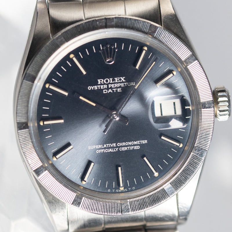 ROLEX OYSTER PERPETUAL DATE Ref.1501 BLUE SIGMA