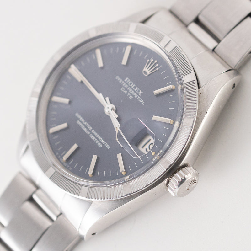 ROLEX OYSTER PERPETUAL DATE Ref.1501 BLUE SIGMA