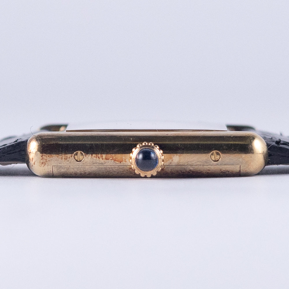 CARTIER LM MUST DE TANK Tortoiseshell