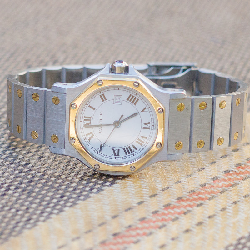 CARTIER LM SANTOS OCTAGON Ref.2966 Automatic