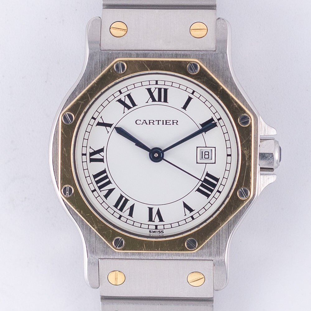 CARTIER LM SANTOS OCTAGON Ref.2966 Automatic