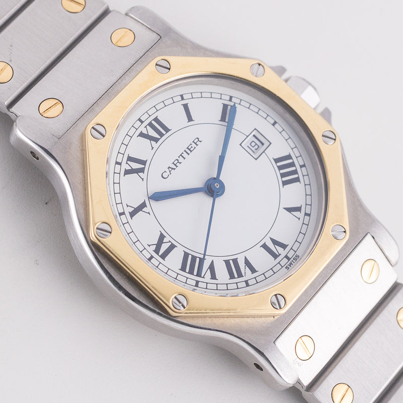 CARTIER LM SANTOS OCTAGON Ref.2966 Automatic