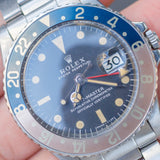 ROLEX GMT-MASTER Ref.1675 MK1 Long E Fat Bezel