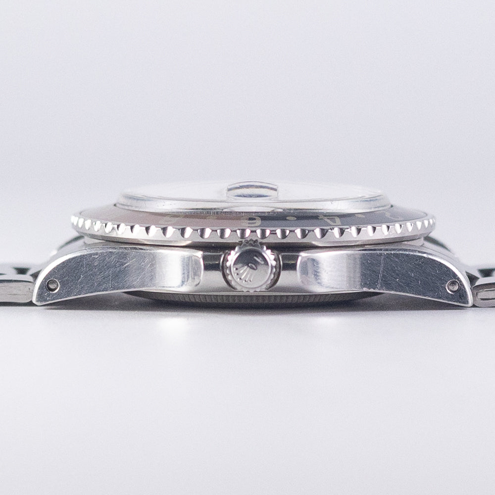 ROLEX GMT-MASTER Ref.1675 matte MK1 Fat font insert