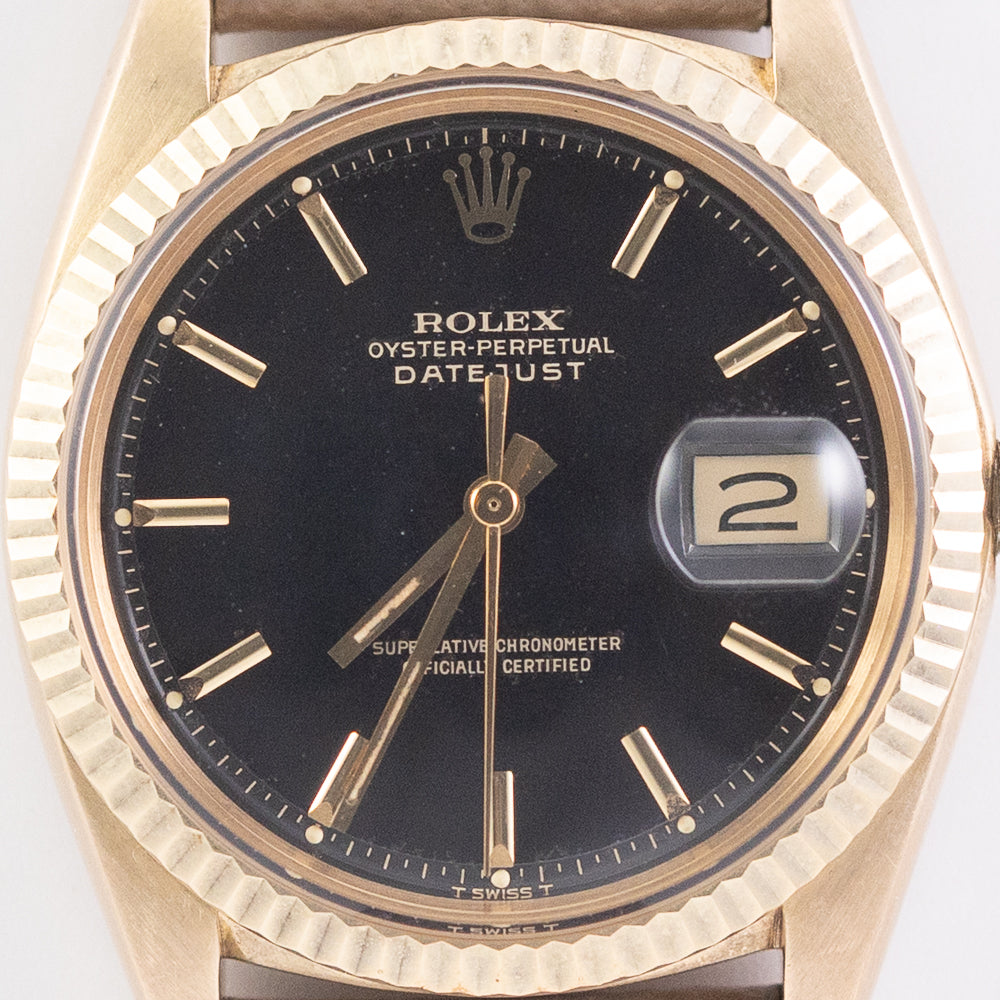 ROLEX DATEJUST Ref.1601 18K Yellow Gold