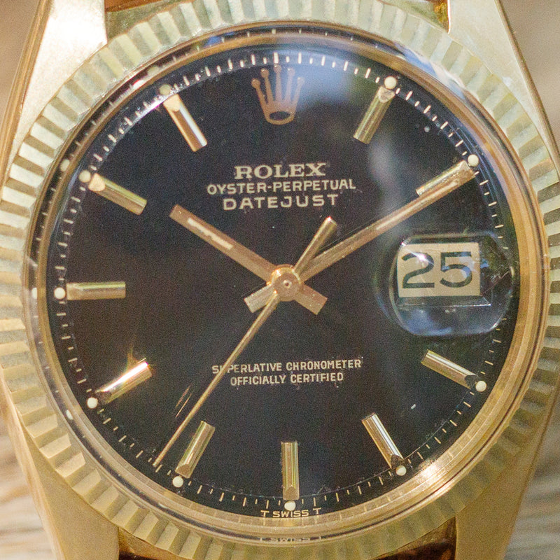 ROLEX DATEJUST Ref.1601 18K Yellow Gold