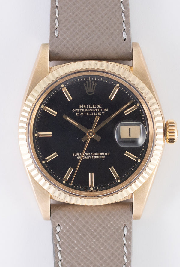 ROLEX DATEJUST Ref.1601 18K Yellow Gold