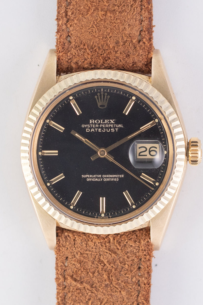 ROLEX DATEJUST Ref.1601 18K Yellow Gold