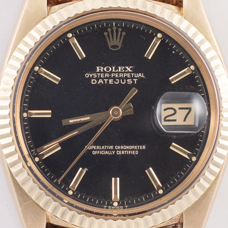 ROLEX DATEJUST Ref.1601 18K Yellow Gold