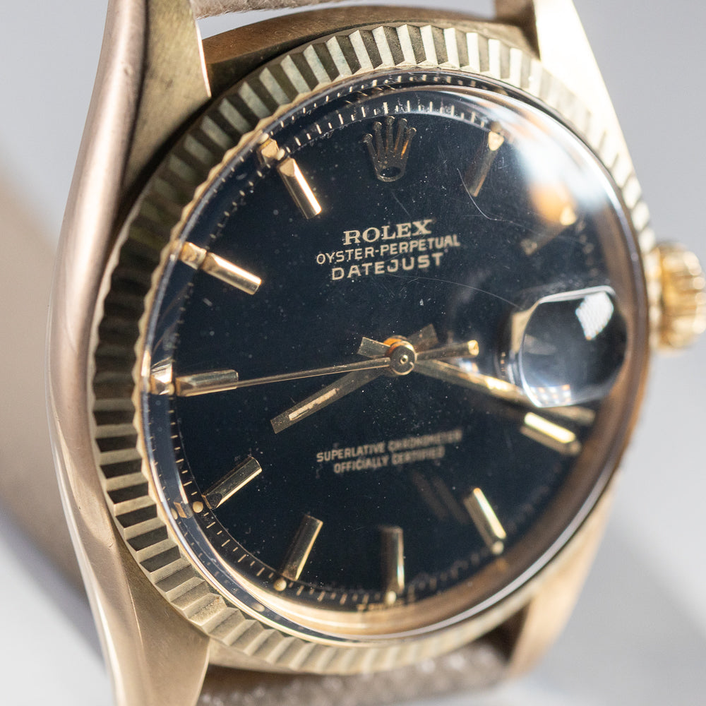ROLEX DATEJUST Ref.1601 18K Yellow Gold