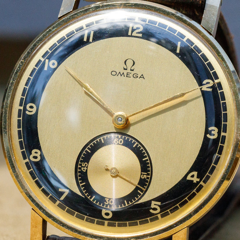 OMEGA Ref.OT2180 Oversize 38mm 14K Yellow Gold Double case