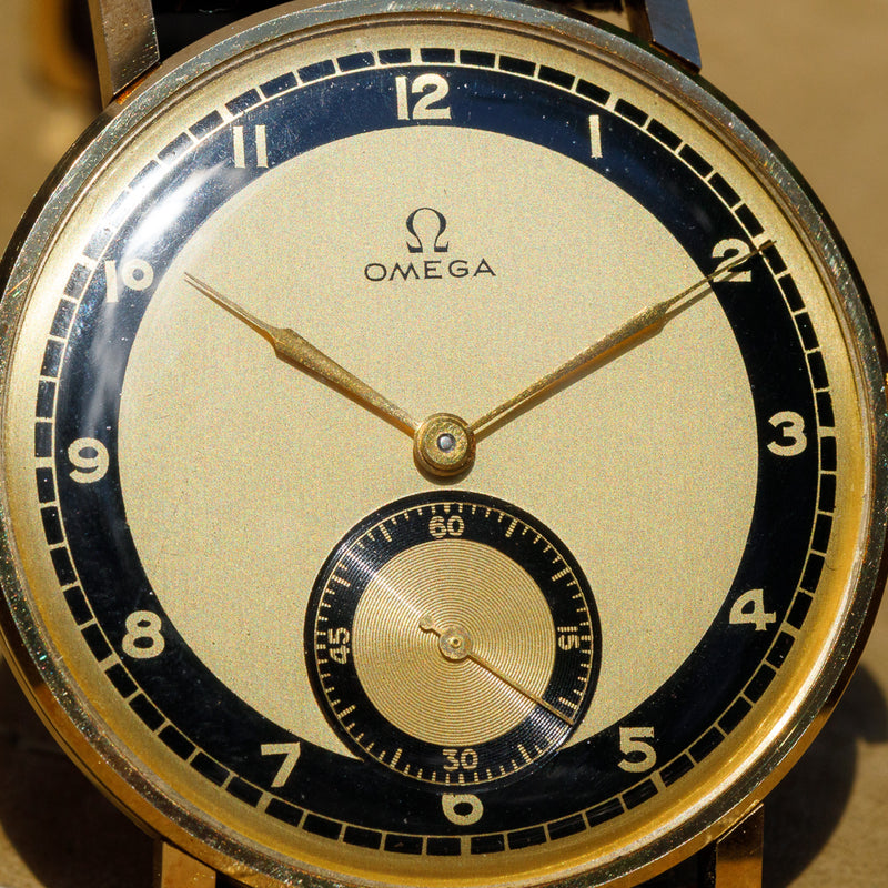 OMEGA Ref.OT2180 Oversize 38mm 14K Yellow Gold Double case