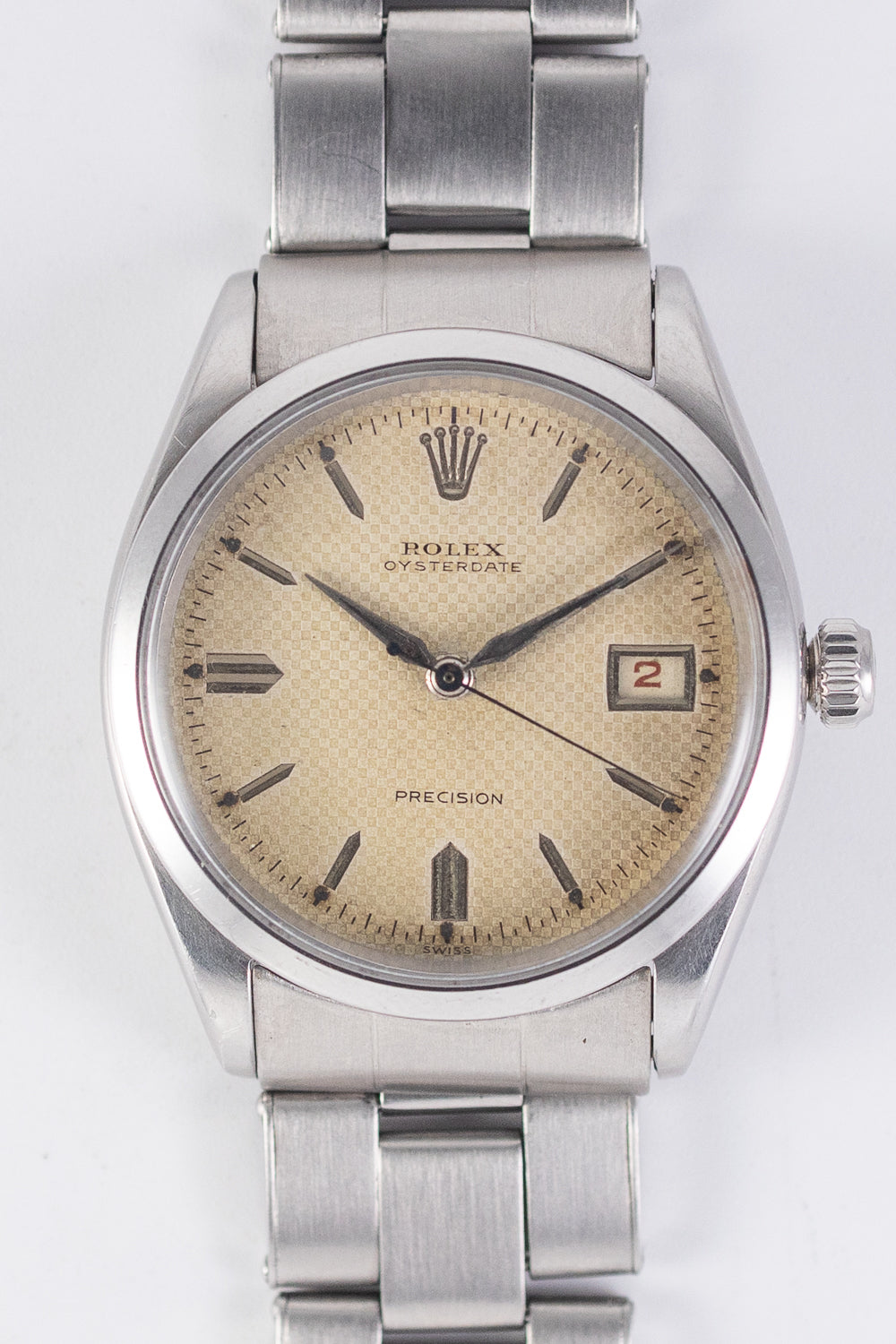 ROLEX OYSTERDATE Ref.6294 Honeycomb Dial