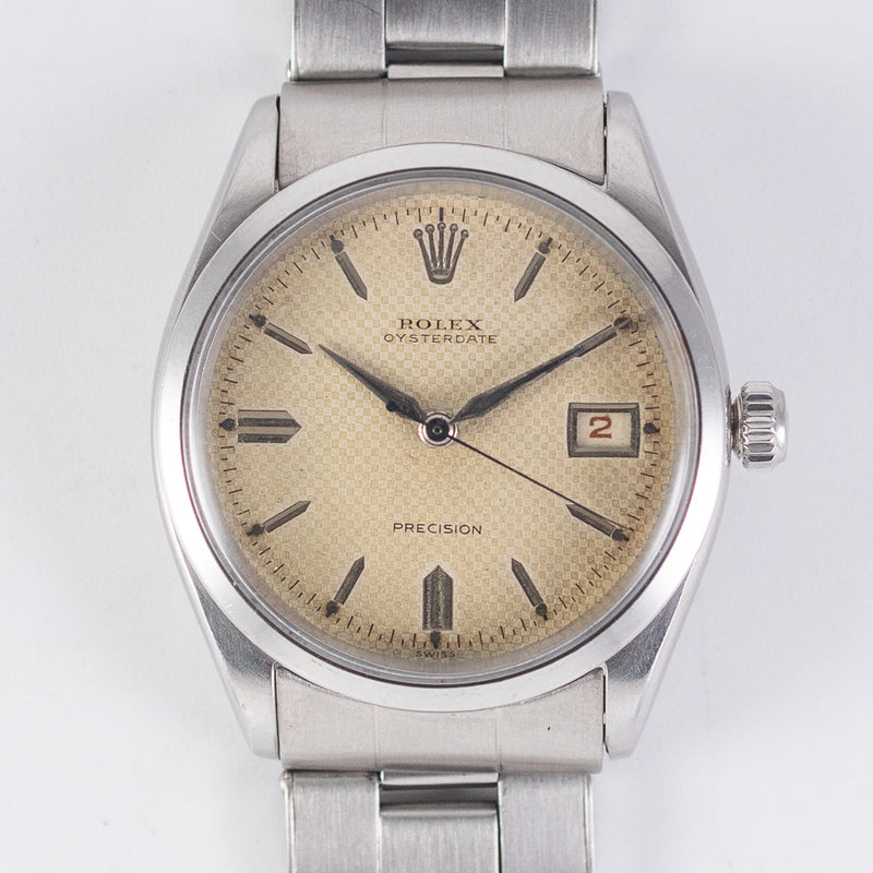 ROLEX OYSTERDATE Ref.6294 Honeycomb Dial