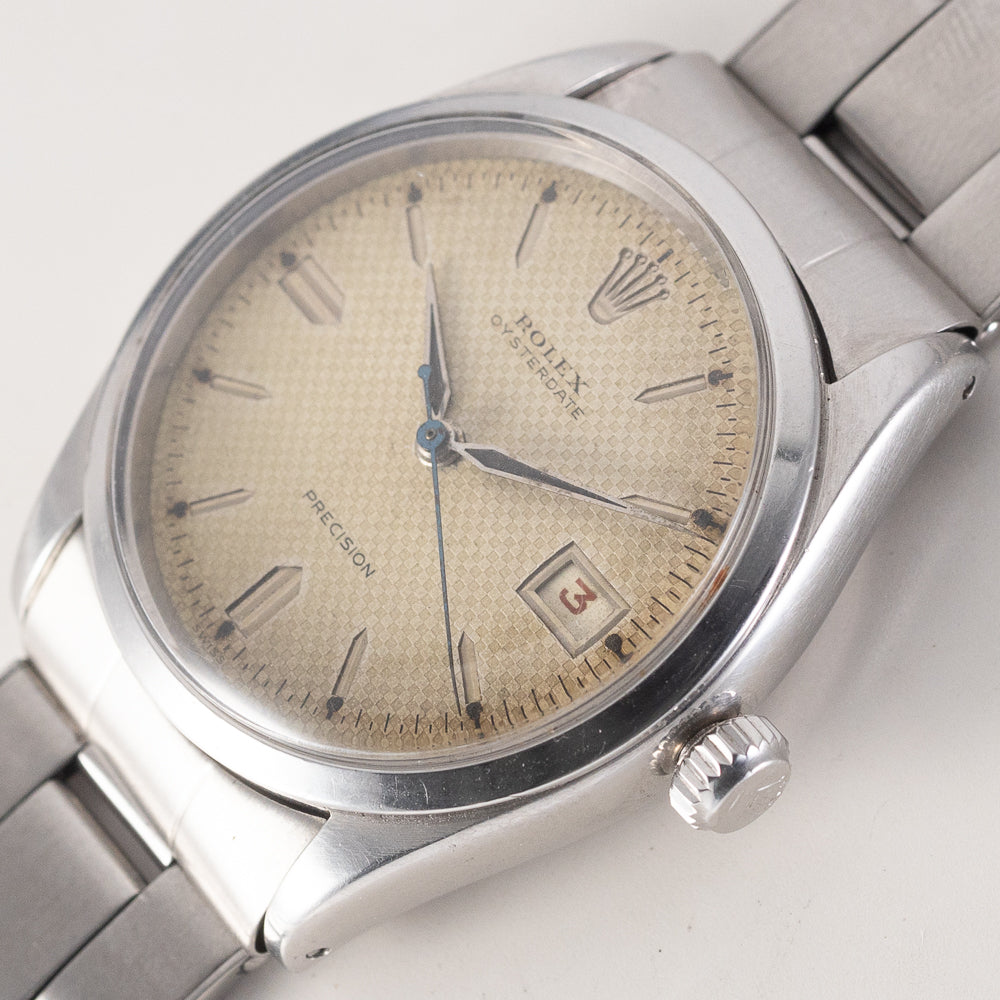 ROLEX OYSTERDATE Ref.6294 Honeycomb Dial – TIMEANAGRAM