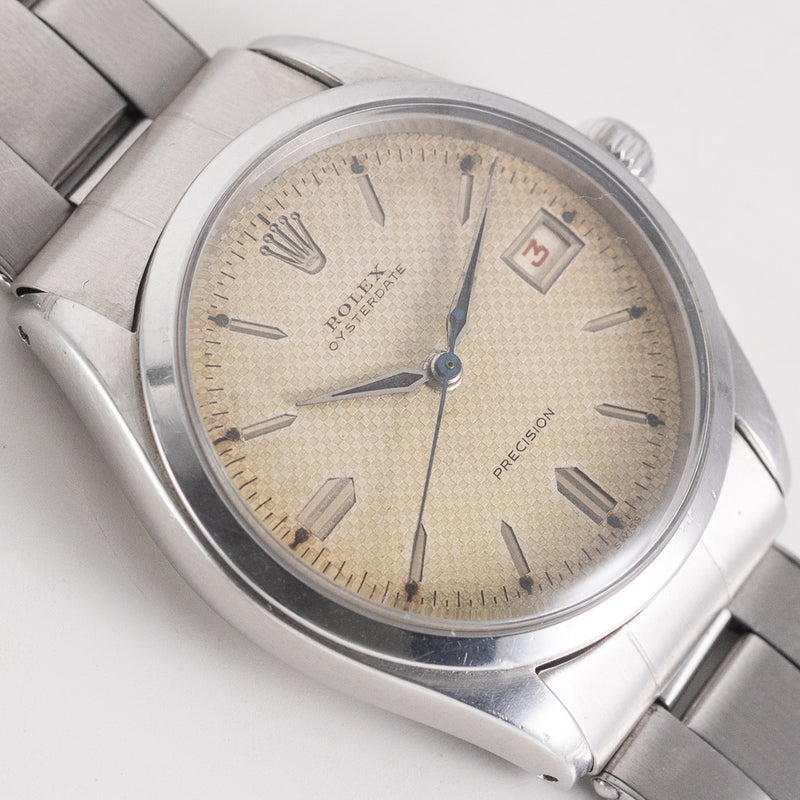 ROLEX OYSTERDATE Ref.6294 Honeycomb Dial