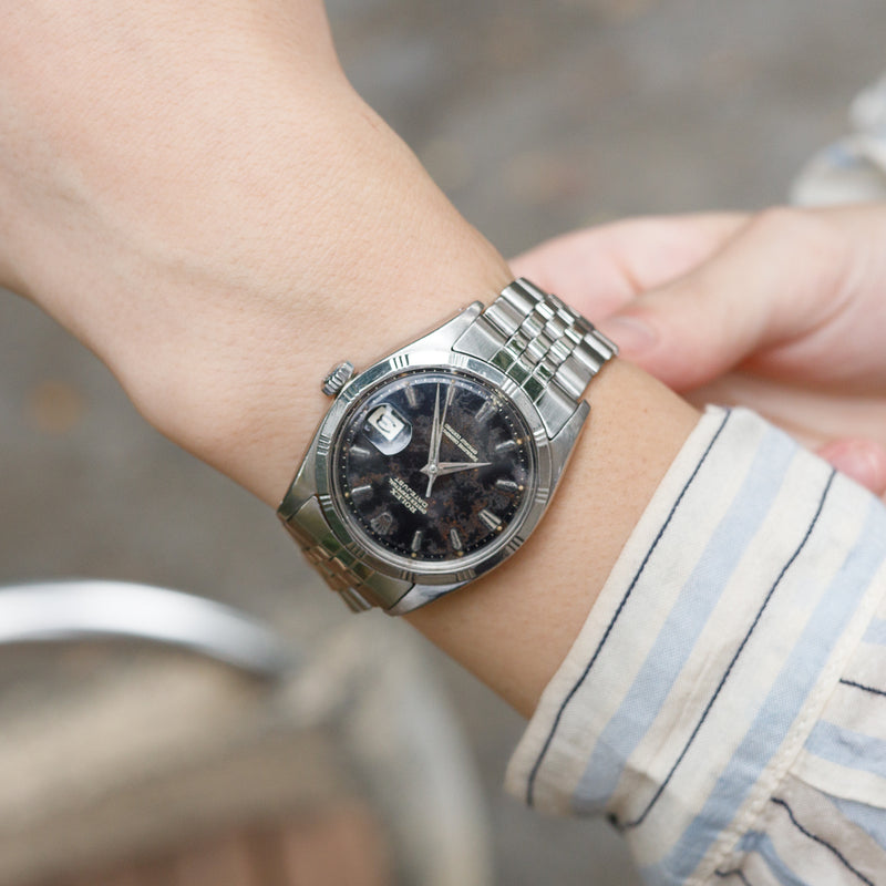 ROLEX DATEJUST Ref.1603 Bamboo Bezel