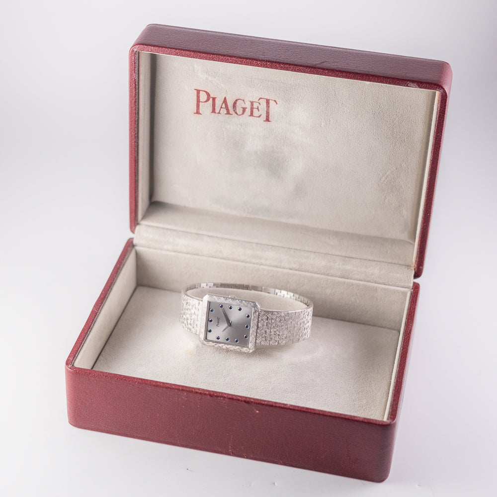 PIAGET REF.91542 A3N Tank Blue Sapphire Markers with BOX