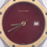 CARTIER LM SANTOS OCTAGON REF.2966  Burgundy