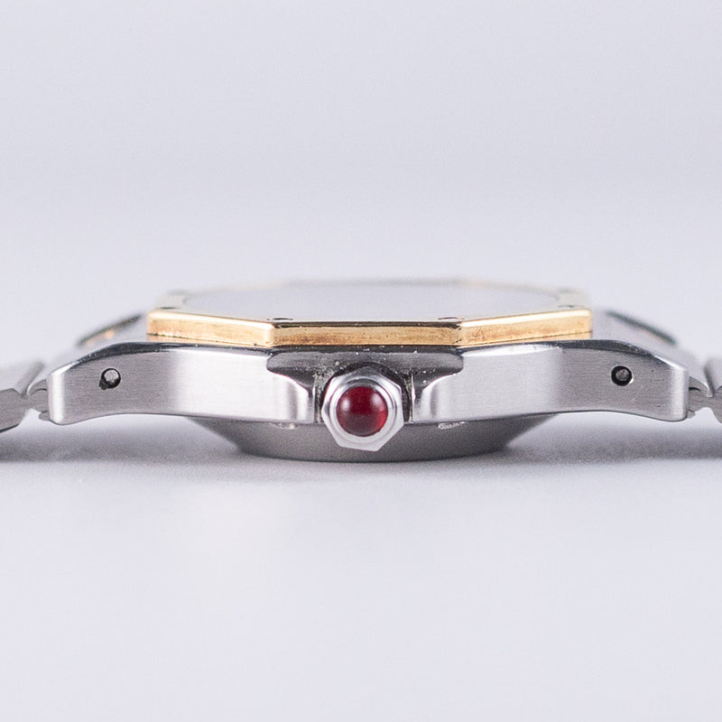 CARTIER LM SANTOS OCTAGON REF.2966  Burgundy