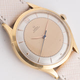 OMEGA Ref.2582 Two Tone Copper Dial 18K Yellow Gold Bumper