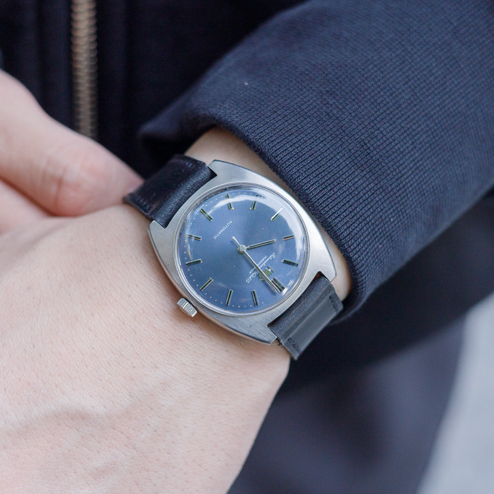 時計 IWC Ref.1828 Blue Dial No Date – TIMEANAGRAM