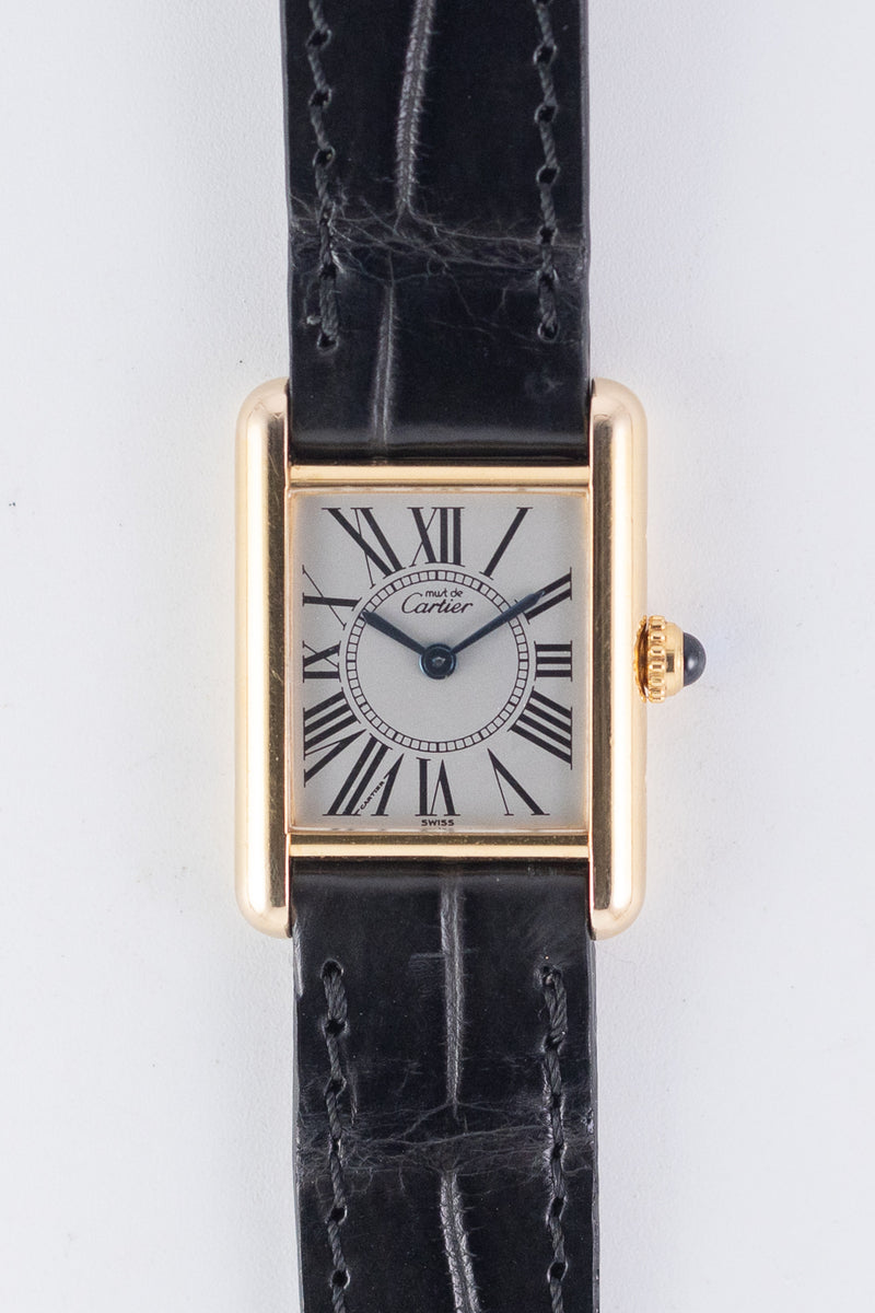 CARTIER SM Must de tank Ref.1613 Oparan Dial