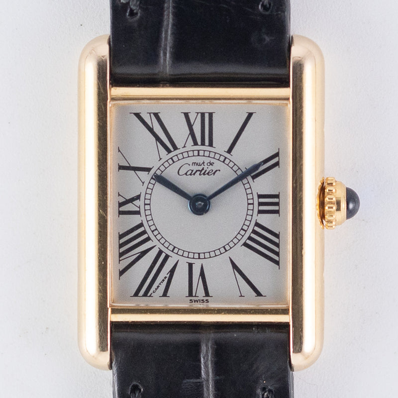 CARTIER SM Must de tank Ref.1613 Oparan Dial