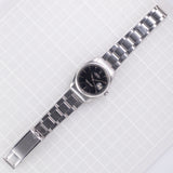 ROLEX DATEJUST Ref.1600 Glossy Black Gilt Dial