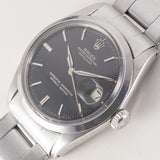 ROLEX DATEJUST Ref.1600 Glossy Black Gilt Dial