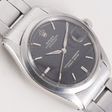 ROLEX DATEJUST Ref.1600 Glossy Black Gilt Dial