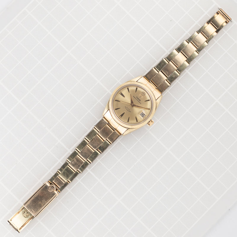 TUDOR OYSTER PRINCE Ref.7964 with Ref.6635 Elastic Bracelet