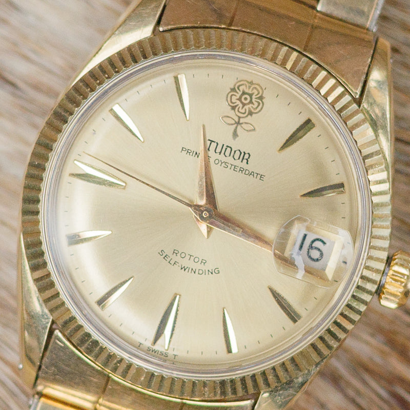 TUDOR OYSTER PRINCE Ref.7964 with Ref.6635 Elastic Bracelet