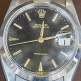 ROLEX OYSTERDATE Re.6694 Black Gilt Dial