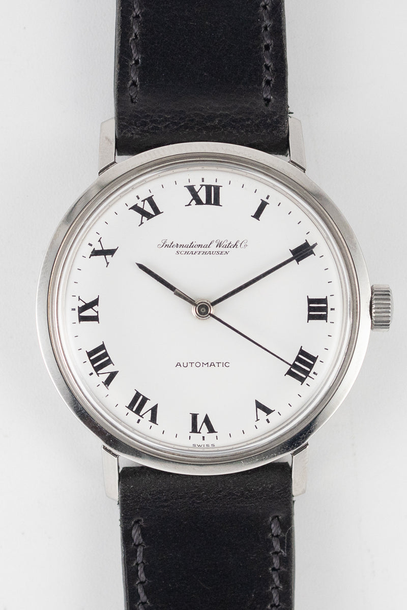 IWC Ref.818AD No-Date White Roman Dial