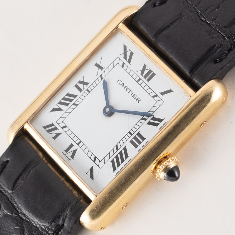 CARTIER LM TANK LC Ref.78086 Paris Dial Old Cabochon Crown