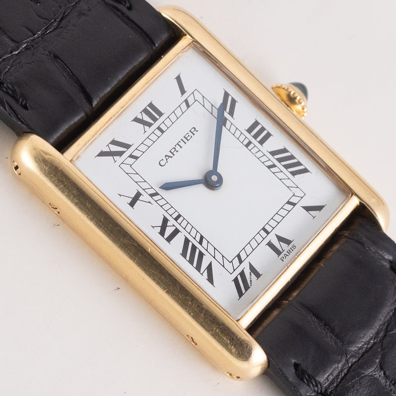 CARTIER LM TANK LC Ref.78086 Paris Dial Old Cabochon Crown