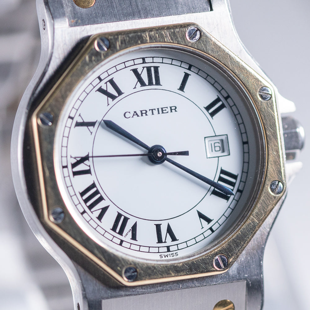 CARTIER LM SANTOS OCTAGON Automatic Ref.2966 Warranty Papers