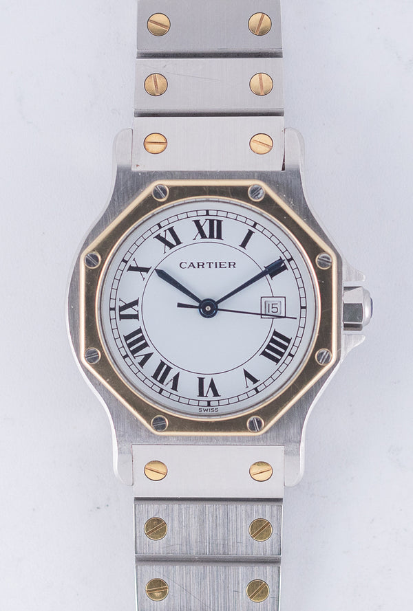 CARTIER LM SANTOS OCTAGON Automatic Ref.2966 Warranty Papers