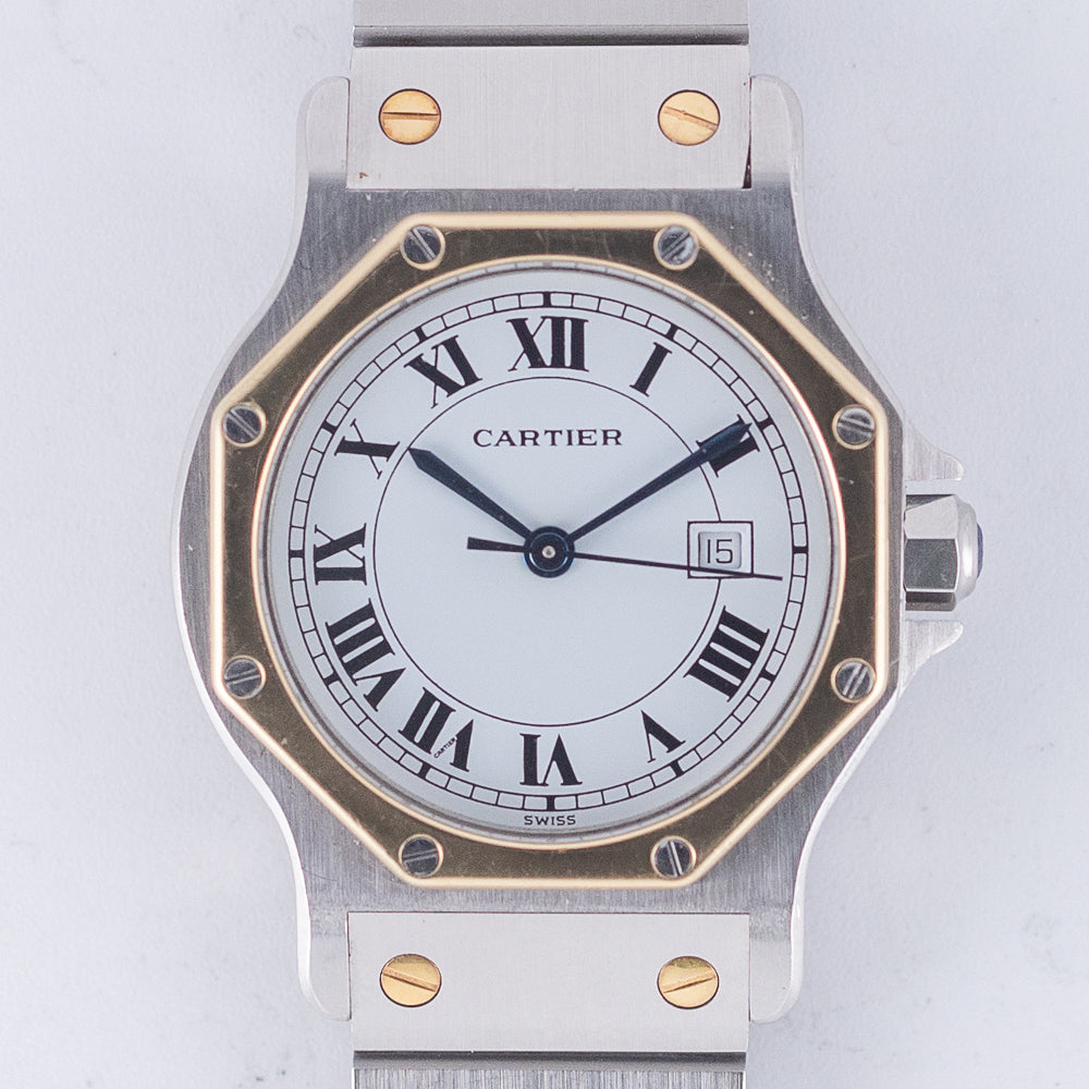CARTIER LM SANTOS OCTAGON Automatic Ref.2966 Warranty Papers