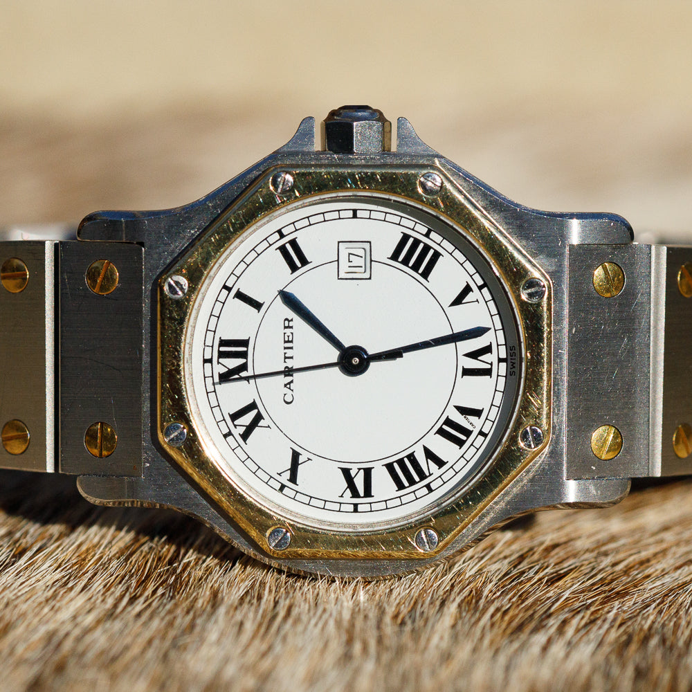 CARTIER LM SANTOS OCTAGON Automatic Ref.2966 Warranty Papers